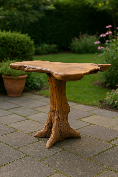 Teak Root Bar Leaner - All from Teak Root