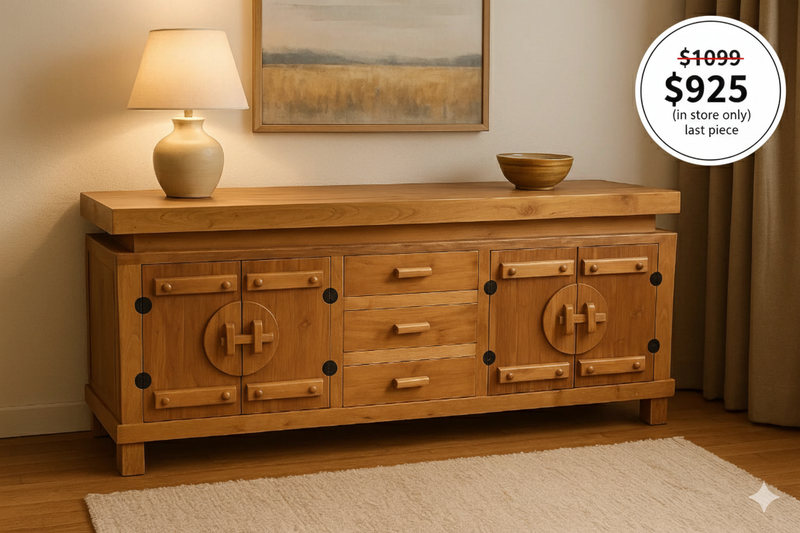 Retro Buffet/Console Table - Mindi Wood