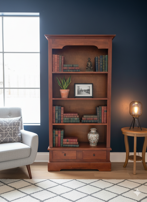 Classic Solid Wood Display Unit with Drawers – Factory Seconds