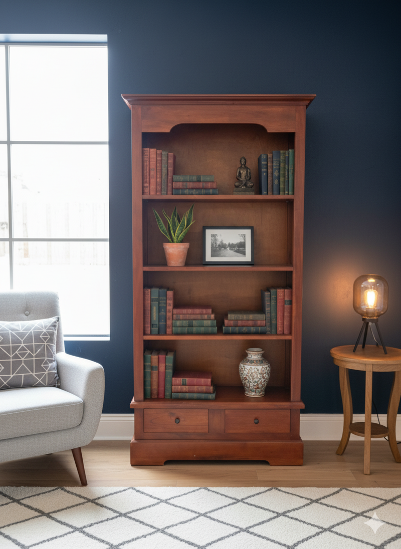 Classic Solid Wood Display Unit with Drawers – Factory Seconds