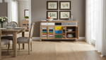 Natural Multi-Coloured Buffet Cabinet/Side Table - Mindi Wood - 150cms