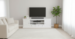 Entertainment/ TV Unit - White Distressed