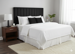 Victor Queen Headboard - Black Velvet