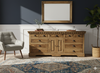 Rustic Mango Wood Buffet Table – Natural Finish