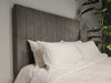 Helvia Queen Headboard - Dark Grey Fabric