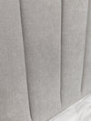 Victor Headboard - Super King Size - Silver Warwick Fabric - NEW ARRIVAL