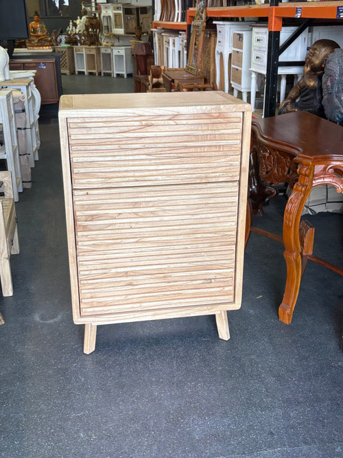 Scandinavian Tall Cabinet - Mindi Wood