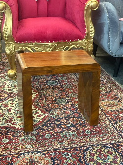Solid Wood Stool / Side Table – Handcrafted Minimalist Design