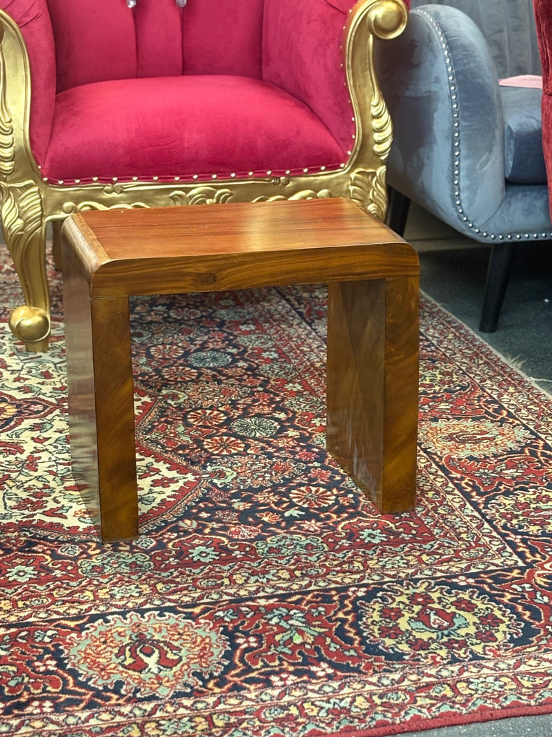Solid Wood Stool / Side Table – Handcrafted Minimalist Design
