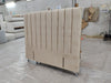 Victor Headboard - Queen Size - Cream Chenille Fabric - NEW ARRIVAL