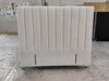 Victor Headboard - Super King Size - Ivory Warwick Fabric - NEW ARRIVAL