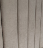 Victor Super King Headboard - Light Grey Fabric