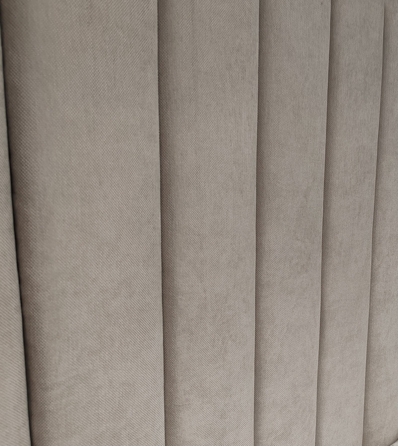 Victor Super King Headboard - Light Grey Fabric