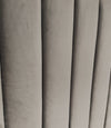 Victor Super King Headboard - Steel Grey Velvet