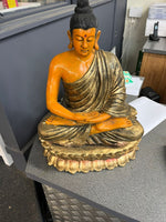 Handcrafted Buddha Statue – Solid Wood