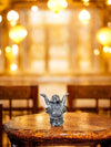 Mini Laughing Buddha Statue – Hands Up Pose (Symbol of Joy & Abundance)