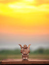 Bronze Laughing Buddha – Hands Up Pose (Symbol of Joy, Wealth & Positive Energy)