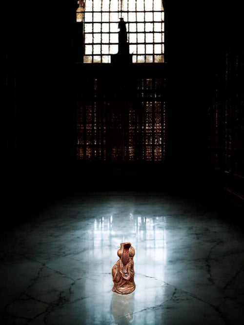 Bronze Laughing Buddha – Hands Up Pose (Symbol of Joy, Wealth & Positive Energy)