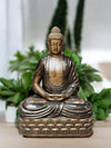Large Golden Meditating Buddha Statue – Dhyana Mudra (Symbol of Peace, Balance & Enlightenment)