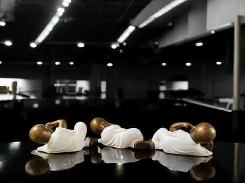 White & Gold Relaxing Monk Trio – See No Evil, Hear No Evil, Speak No Evil