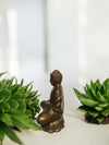 Golden Meditating Buddha Statue – Dhyana Mudra (Symbol of Calmness, Balance & Enlightenment)
