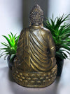 Large Golden Meditating Buddha Statue – Dhyana Mudra (Symbol of Peace, Balance & Enlightenment)