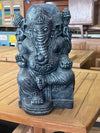 Handcrafted Lord Ganesha Statue – Black