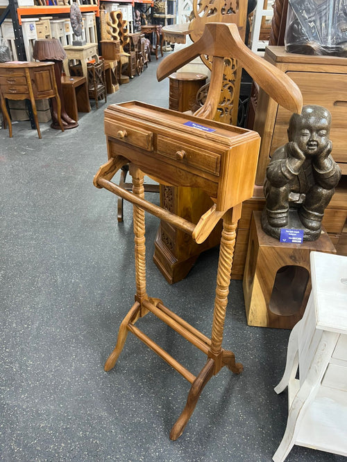 Coat Valet - Mahogany Wood - Wood finish