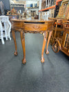 Demilune Console Table - Teak Wood