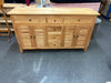 Louver Buffet Cabinet – Natural Finish - Mindi Wood
