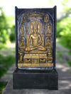 Grand Golden Buddha Wall Panel