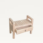 Single Bench Seat - Suar Wood