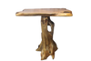Teak Root Bar Leaner & 4 Stools - All from Teak Root