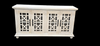 Buffet Cabinet - Mindi Wood - White Wash Finish - 160cms