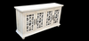 Buffet Cabinet - Mindi Wood - White Wash Finish - 160cms