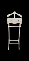 Coat valet - Mahogany wood - White finish