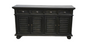 Black Wash Buffet Sideboard - Mindi Wood - 160cms