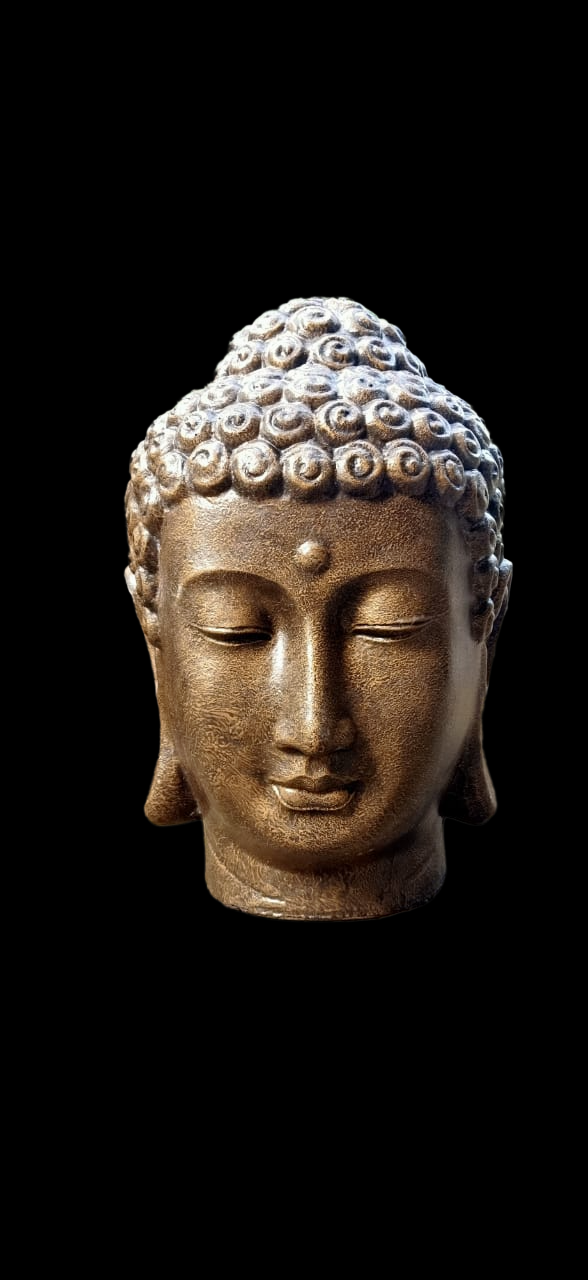Buddha Face - Gold  Colour