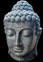 Buddha Face - Black