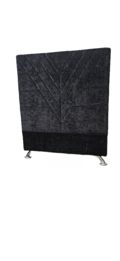 Lily Headboard - King Single Size - BLACK  FABRIC