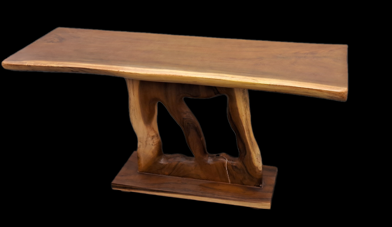 Rectangular Hall Table - Solid Suar Wood - Clearance Piece