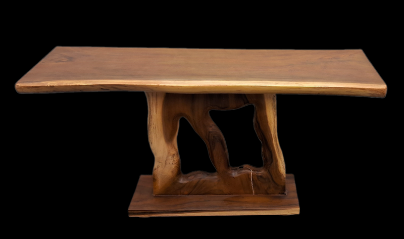 Rectangular Hall Table - Solid Suar Wood - Clearance Piece
