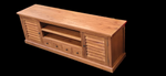 Entertainment/ TV Unit - Natural Wax Finish
