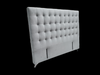 Maison Buttoned Headboard - Queen Size - Steel Velvet - NEW ARRIVAL