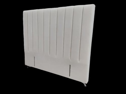 Victor Headboard - Queen Size - Ivory Warwick Fabric - NEW ARRIVAL