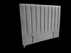Victor Headboard - Super King Size - Steel Velvet - NEW ARRIVAL
