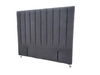 Victor Headboard - Super King Size - Dark Grey Warwick Fabric - NEW ARRIVAL