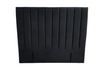 Victor Headboard - Super King Size - Black Velvet