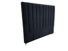 Victor Headboard - Super King Size - Black Velvet