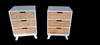 Bedside Cabinet Pair - Mindi Wood - Carolina Finish